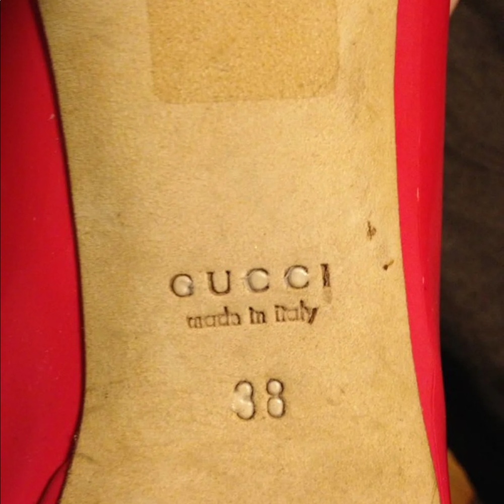 Gucci pink patent leather horsebit heels - Picture 5 of 8
